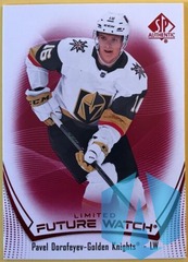 2021-22 UD SP Authentic Limited Future Watch Pavel Dorofeyev #183
